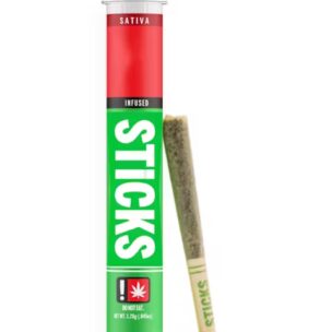 STICKS | Infused & Flavored Pre-roll - Oregon Strawberries (Sativa)