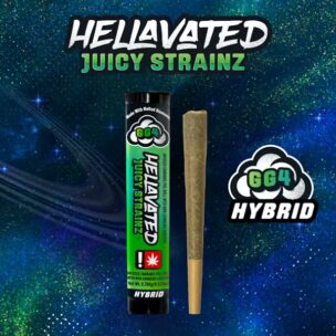 Hellavated .75g Infused Juicy Strain | Gorilla Glue #4 (H)